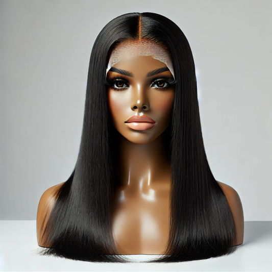 human hair,glueless,natural look